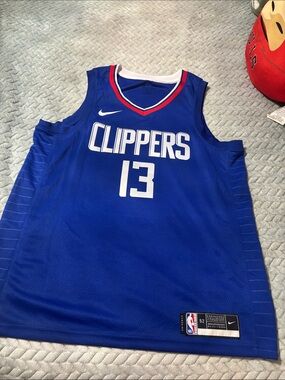 Nike Los Angeles Clippers Blue Paul George #13 Basketball Jersey